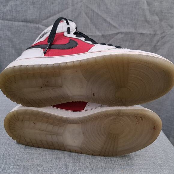 Nike Air Jordan 1 Mid GS size 4.5y 4.5 575441-123 RARE vi Carmine 2014 - Picture 6 of 15